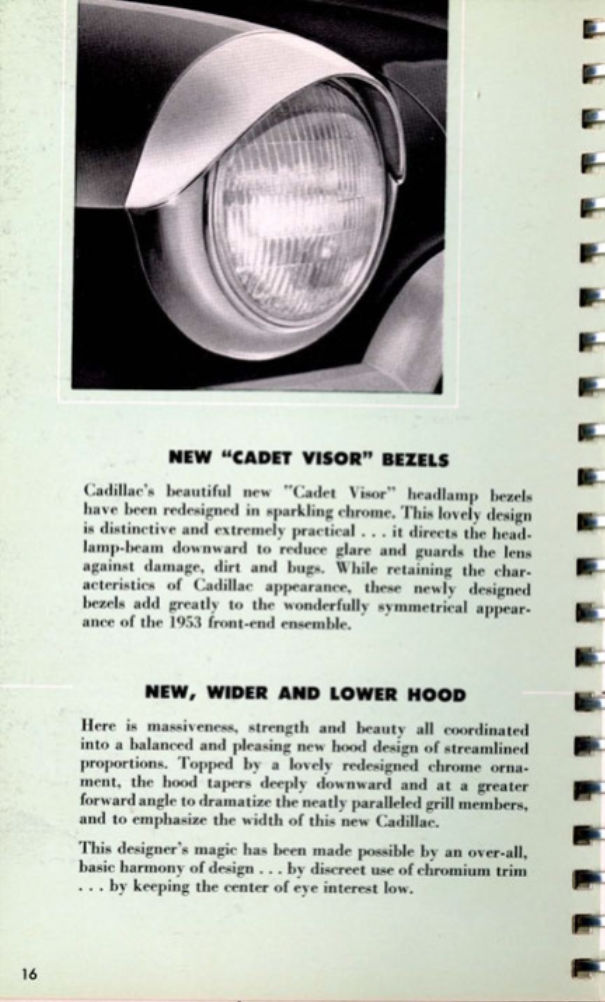 1953 Cadillac Salesmans Data Book Page 4